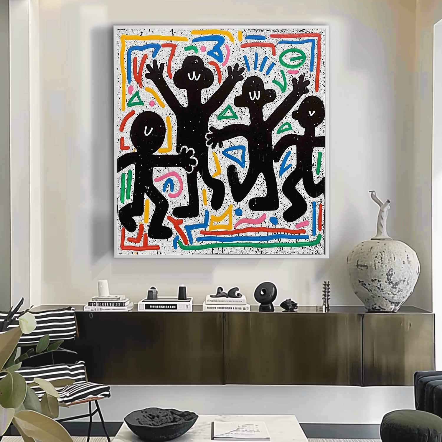 Abstract Graffiti Art Painting hand-painted #HM20