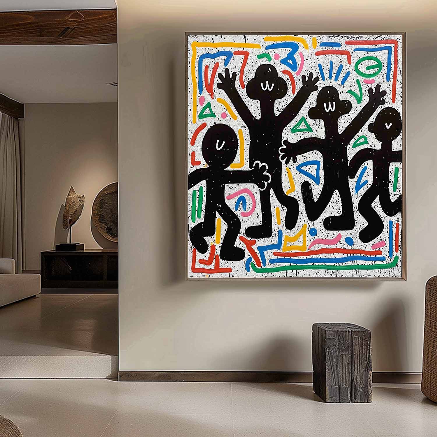 Abstract Graffiti Art Painting hand-painted #HM20