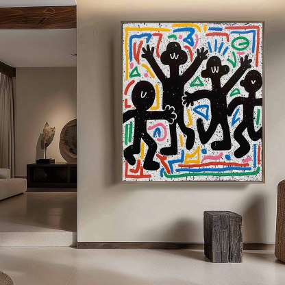 Abstract Graffiti Art Painting hand-painted #HM20