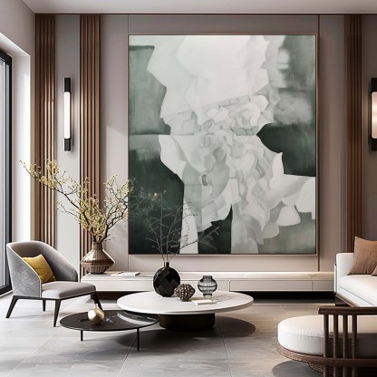 Contemporary Minimalist Art Painting hand - painted #HM130