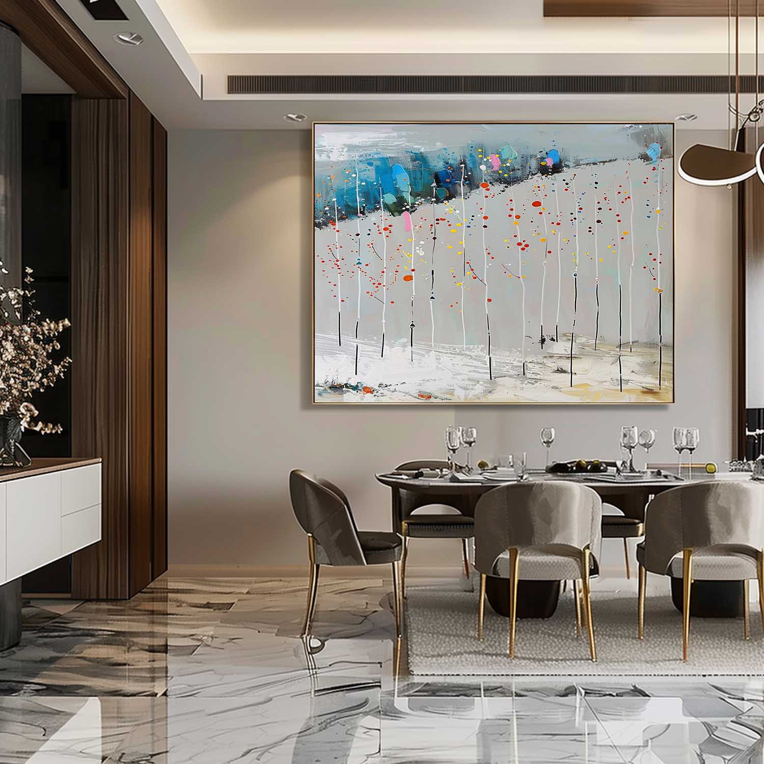 Landscape Art Painting hand-painted #HM1241