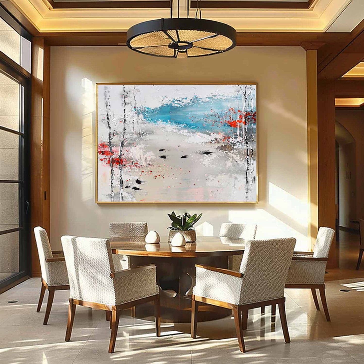 Landscape Art Painting hand-painted #HM1238