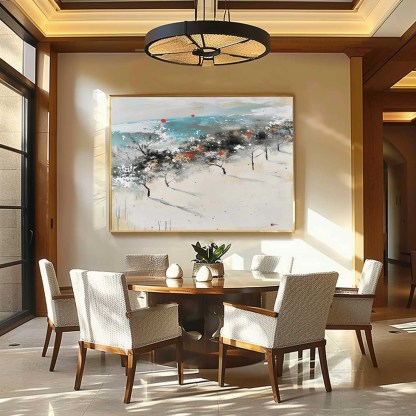Landscape Art Painting hand-painted #HM1240