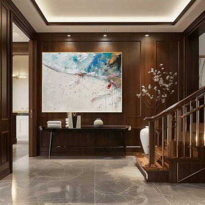 Landscape Art Painting hand-painted #HM1242