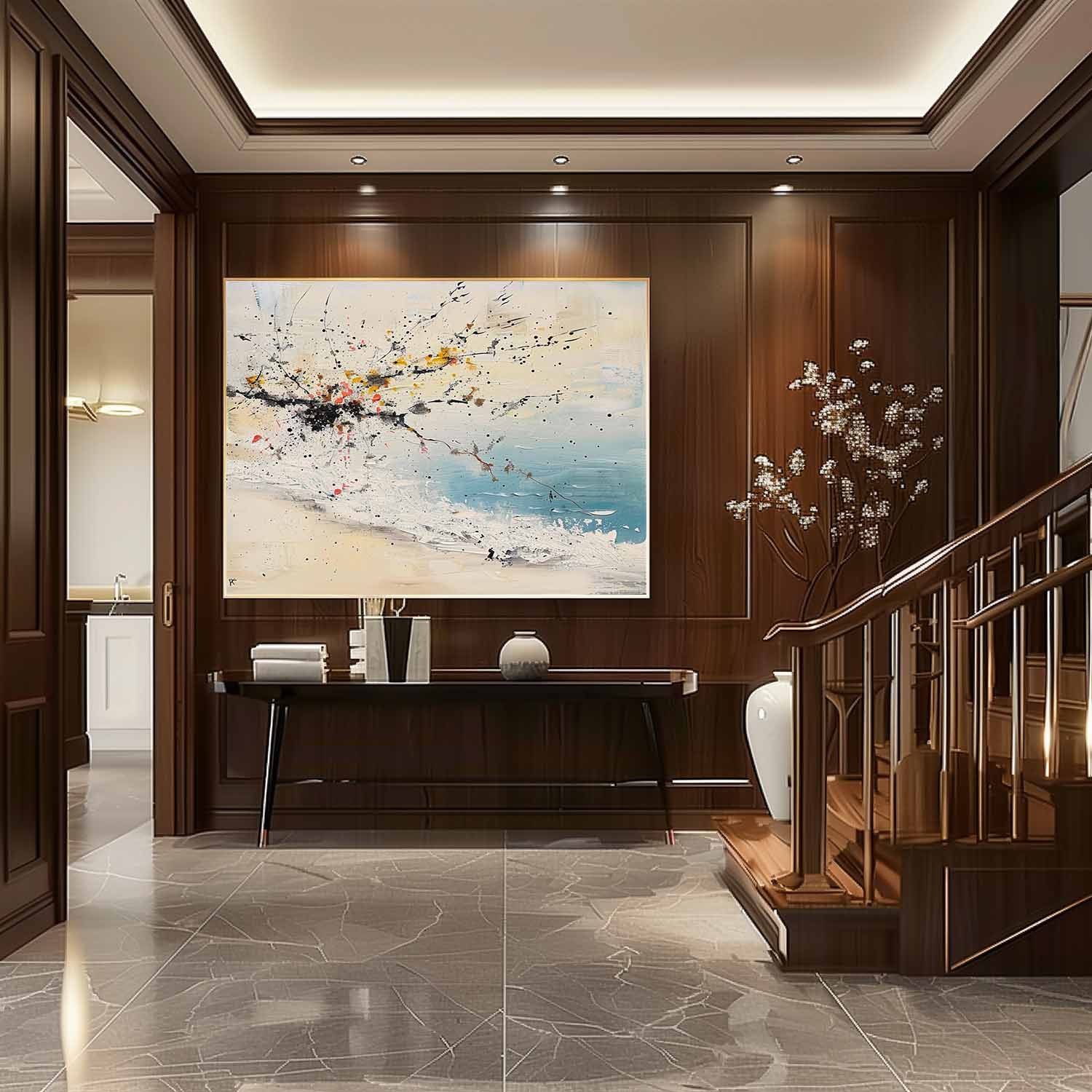 Landscape Art Painting hand-painted #HM1239