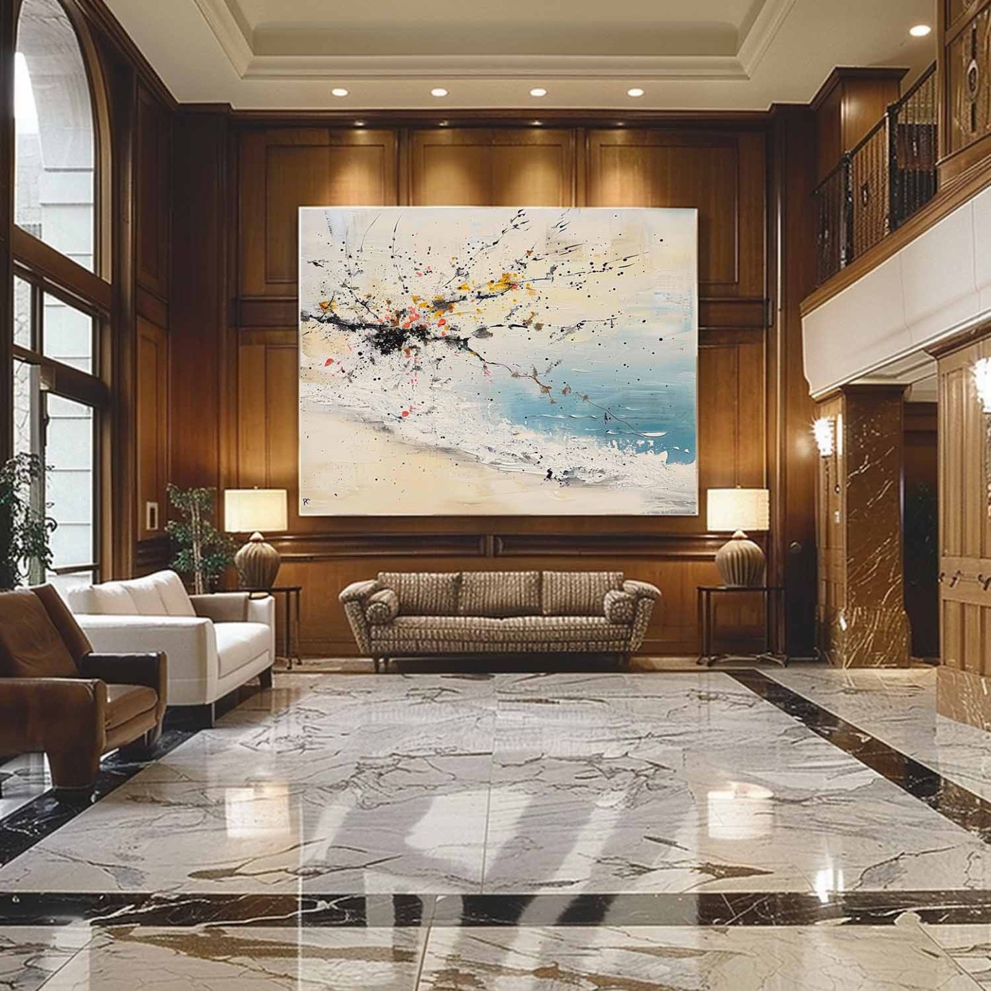 Landscape Art Painting hand-painted #HM1239