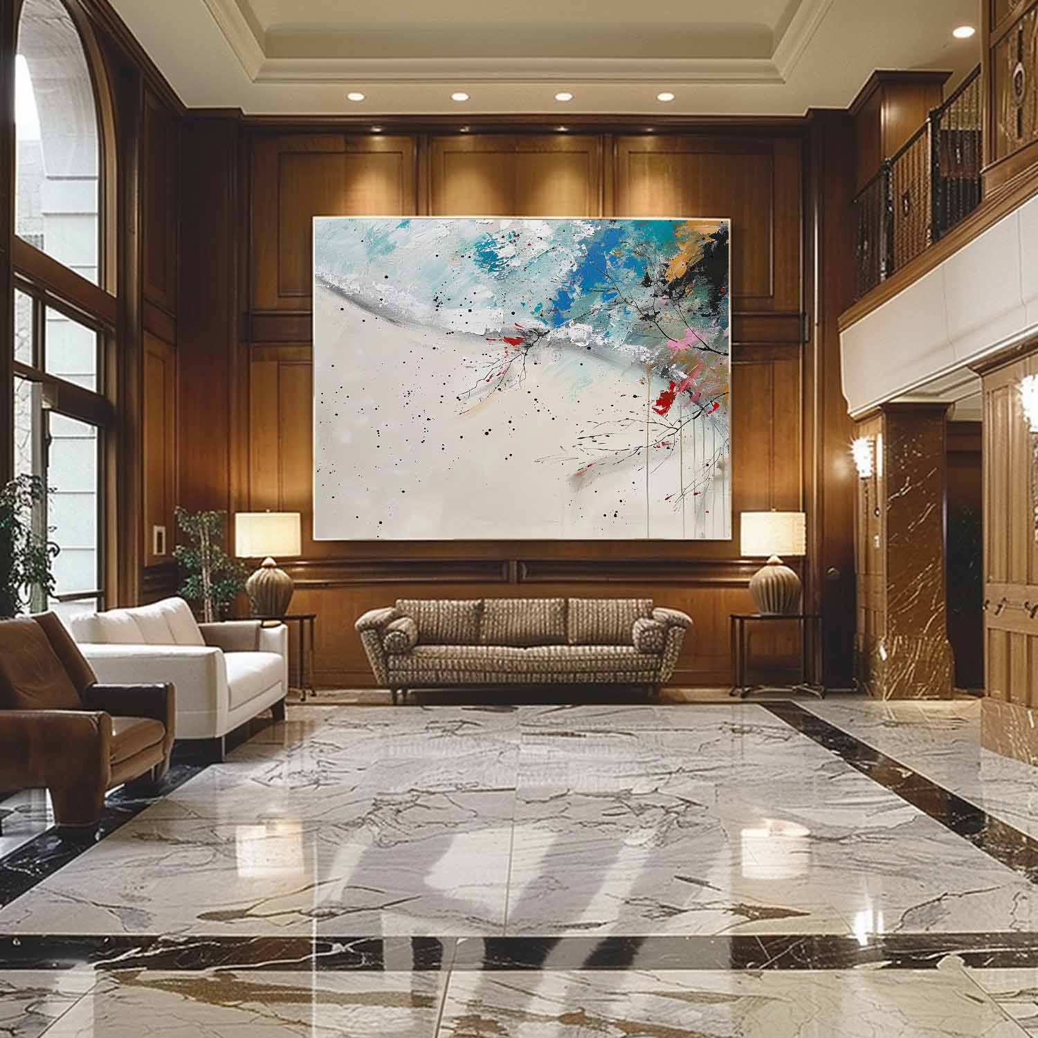 Landscape Art Painting hand-painted #HM1242