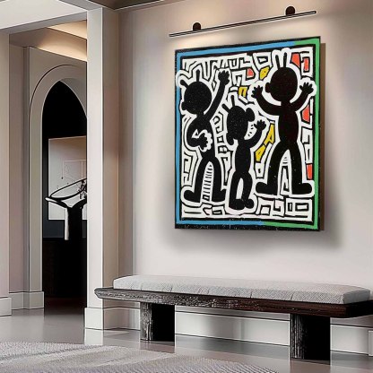 Abstract Graffiti Art Painting hand-painted #HM19