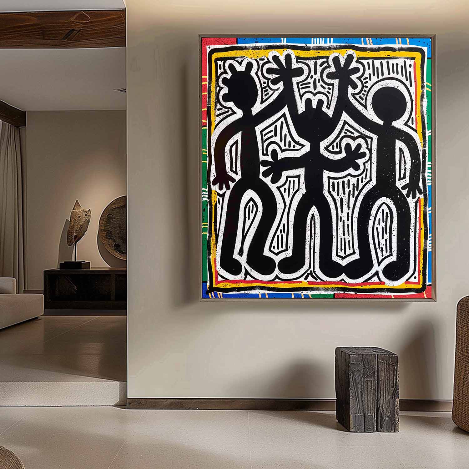 Abstract Graffiti Art Painting hand-painted #HM22