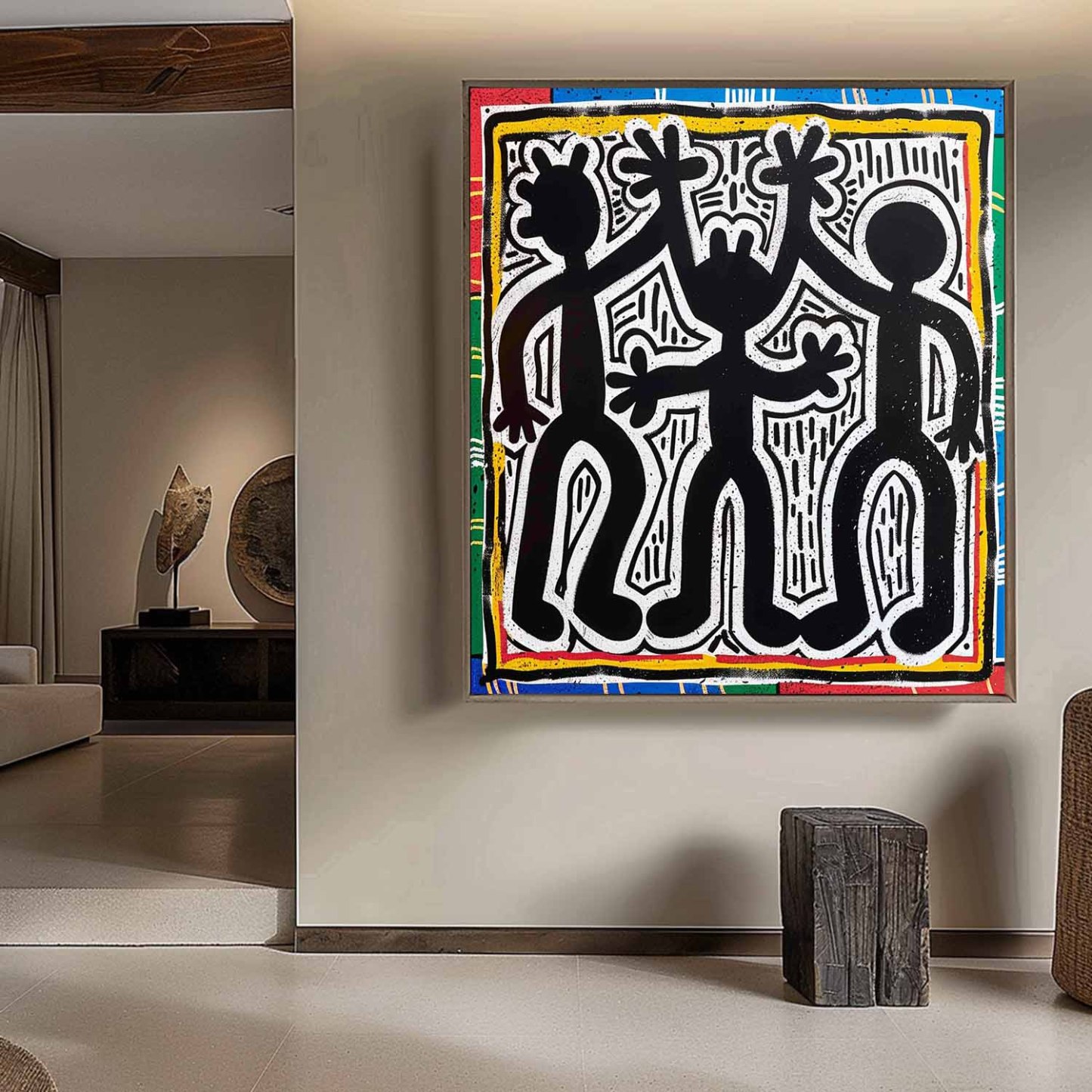 Abstract Graffiti Art Painting hand-painted #HM22