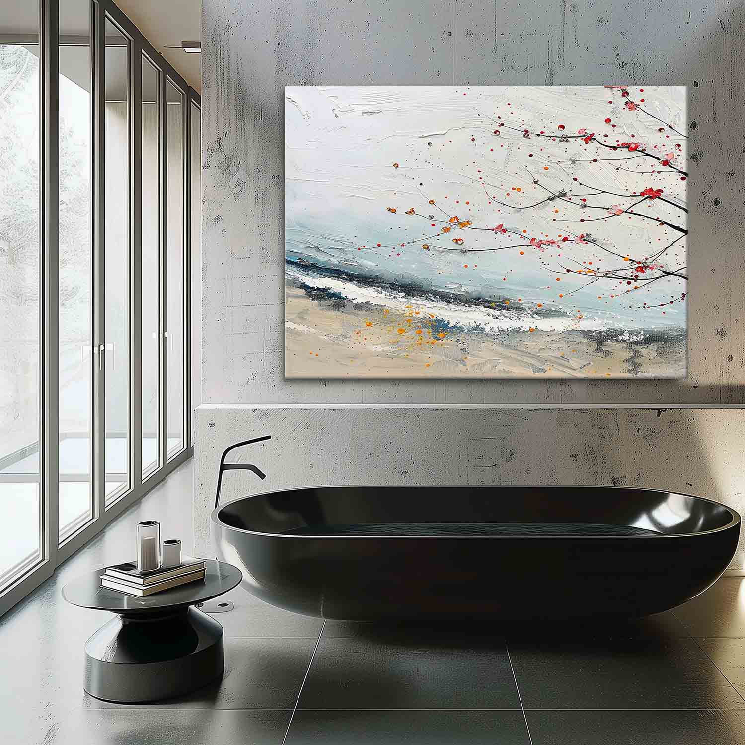 Landscape Art Painting hand-painted #HM1245