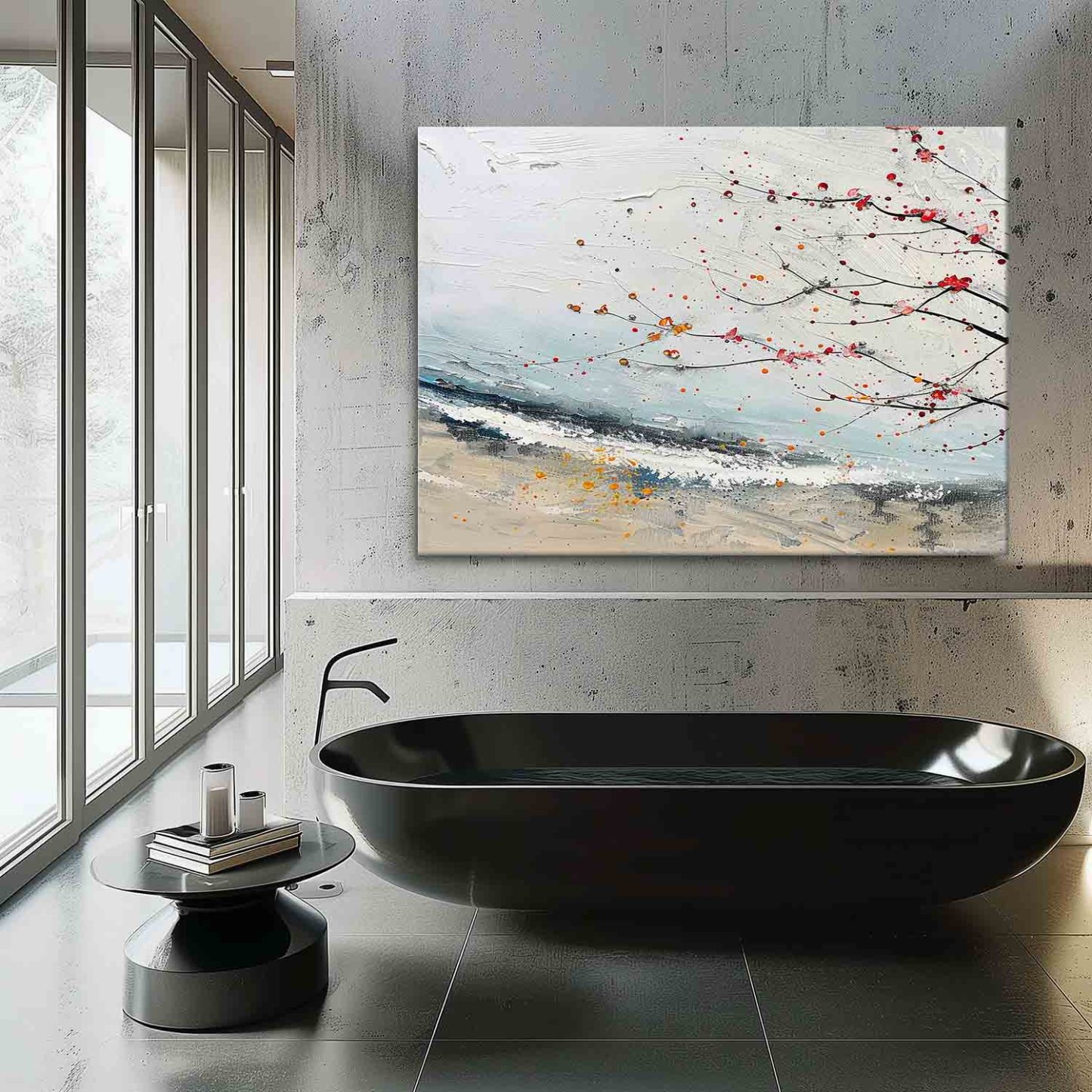 Landscape Art Painting hand-painted #HM1245