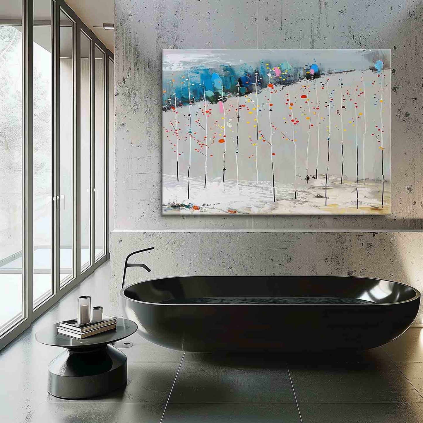 Landscape Art Painting hand-painted #HM1241