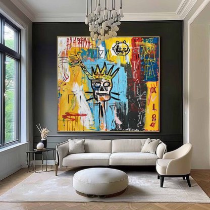 Pop Art Painting hand - painted #HM421-Homemural
