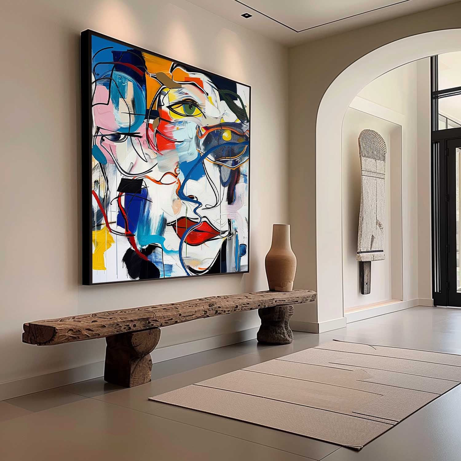 Pop Art Painting hand - painted #HM355-Homemural