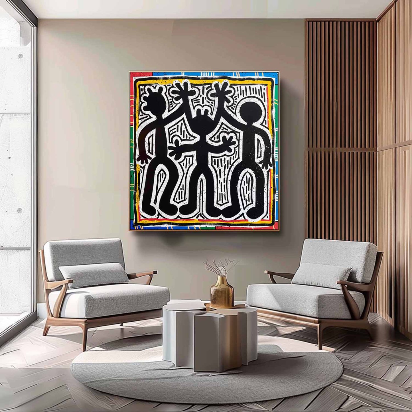 Abstract Graffiti Art Painting hand-painted #HM22