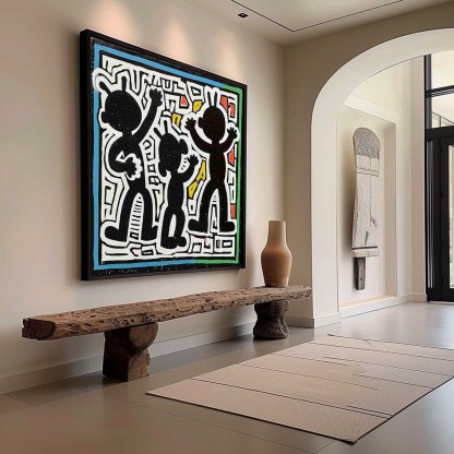 Abstract Graffiti Art Painting hand-painted #HM19