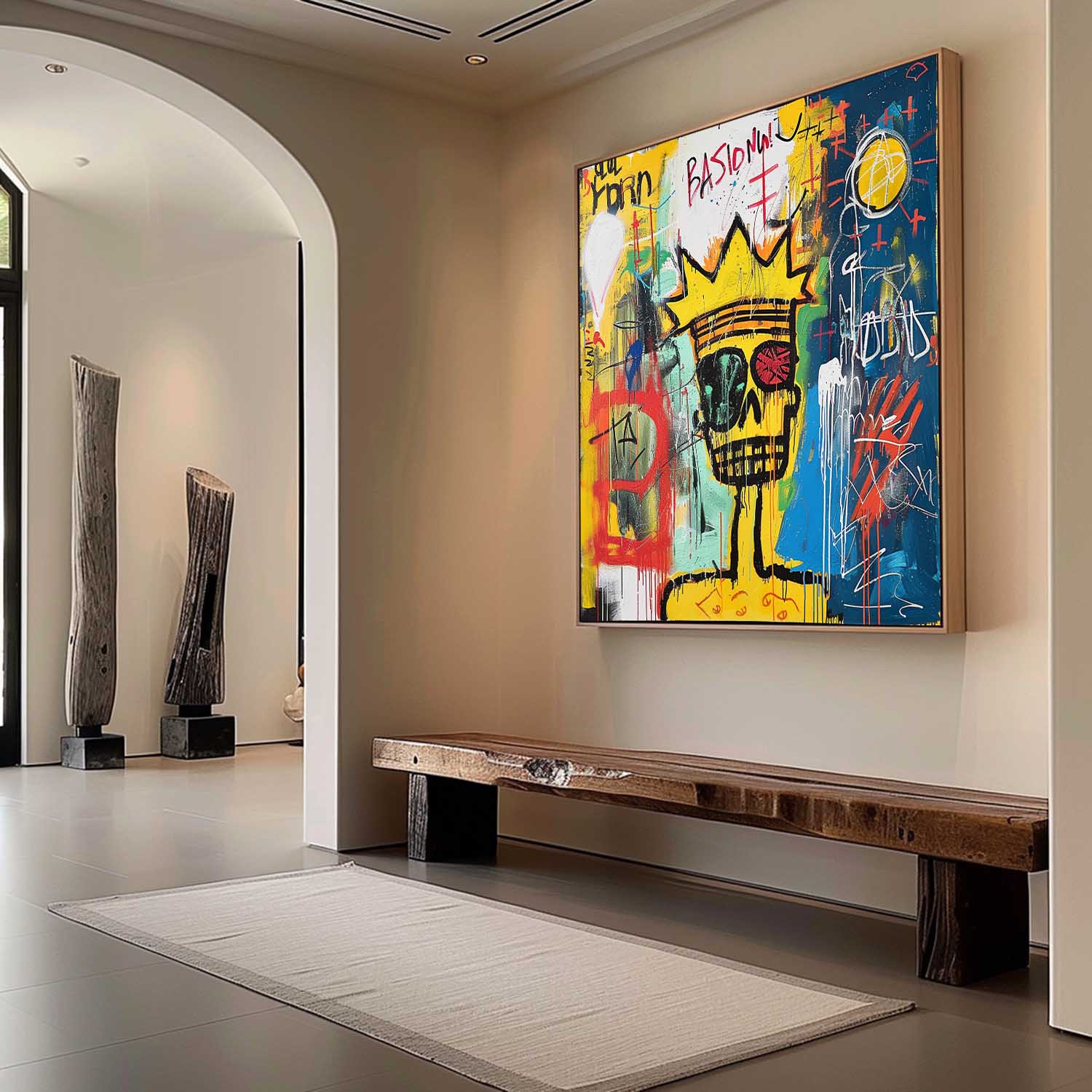 Pop Art Painting hand - painted #HM416-Homemural