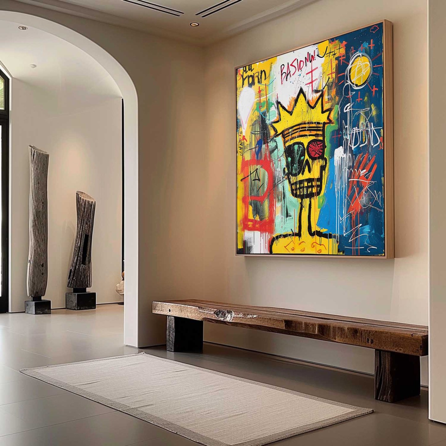 Pop Art Painting hand - painted #HM416-Homemural