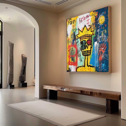 Pop Art Painting hand - painted #HM416-Homemural