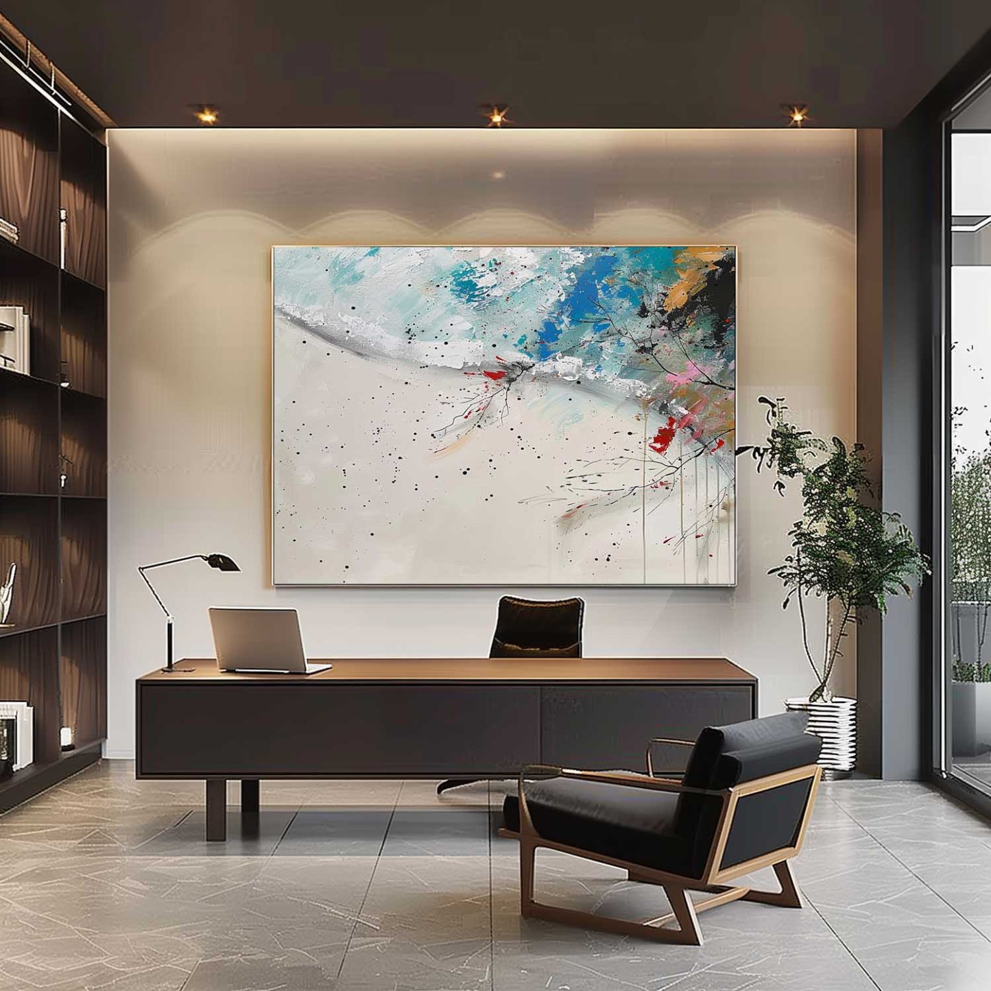 Landscape Art Painting hand-painted #HM1242