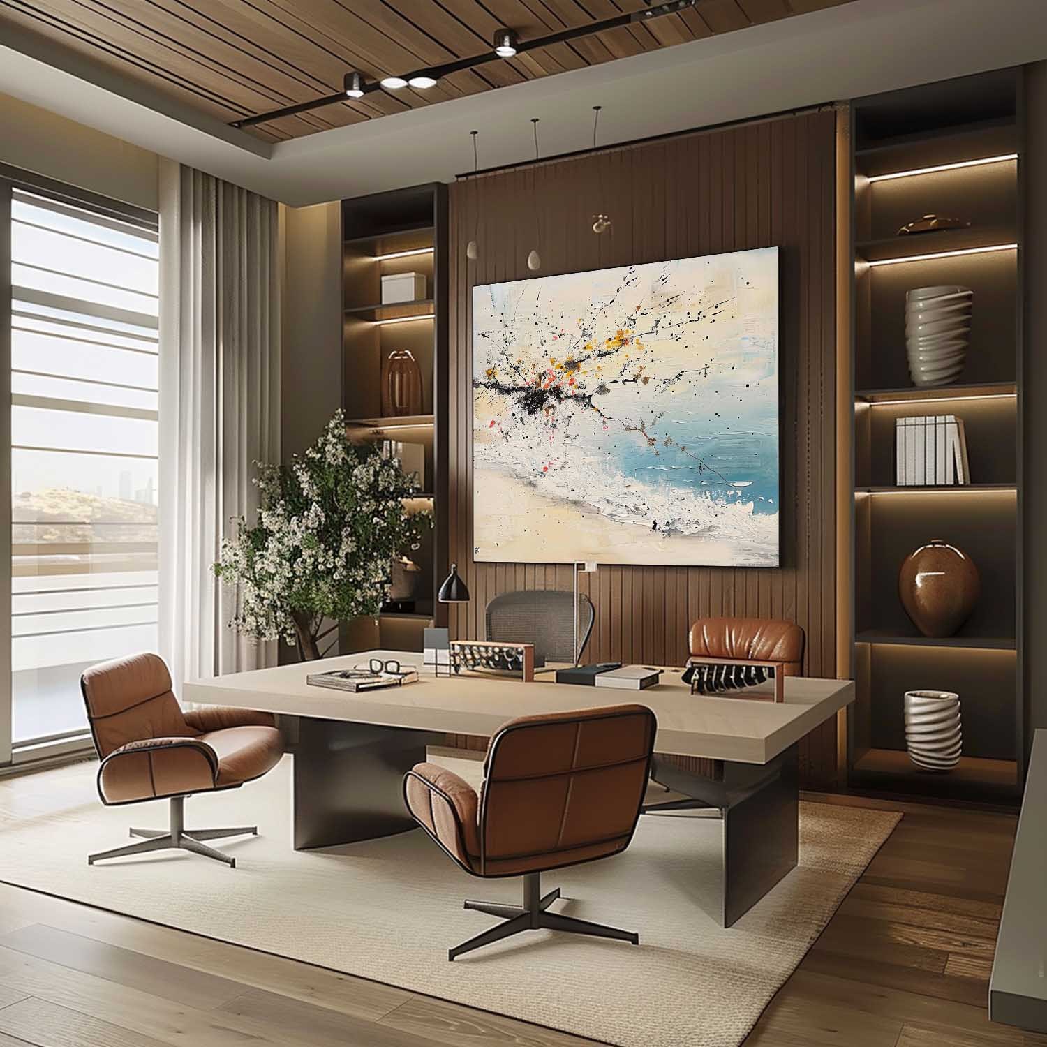 Landscape Art Painting hand-painted #HM1239