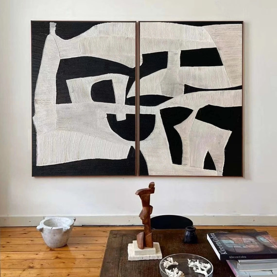 Abstract Graffiti Art Painting hand-painted Set Of 2 #HM1410