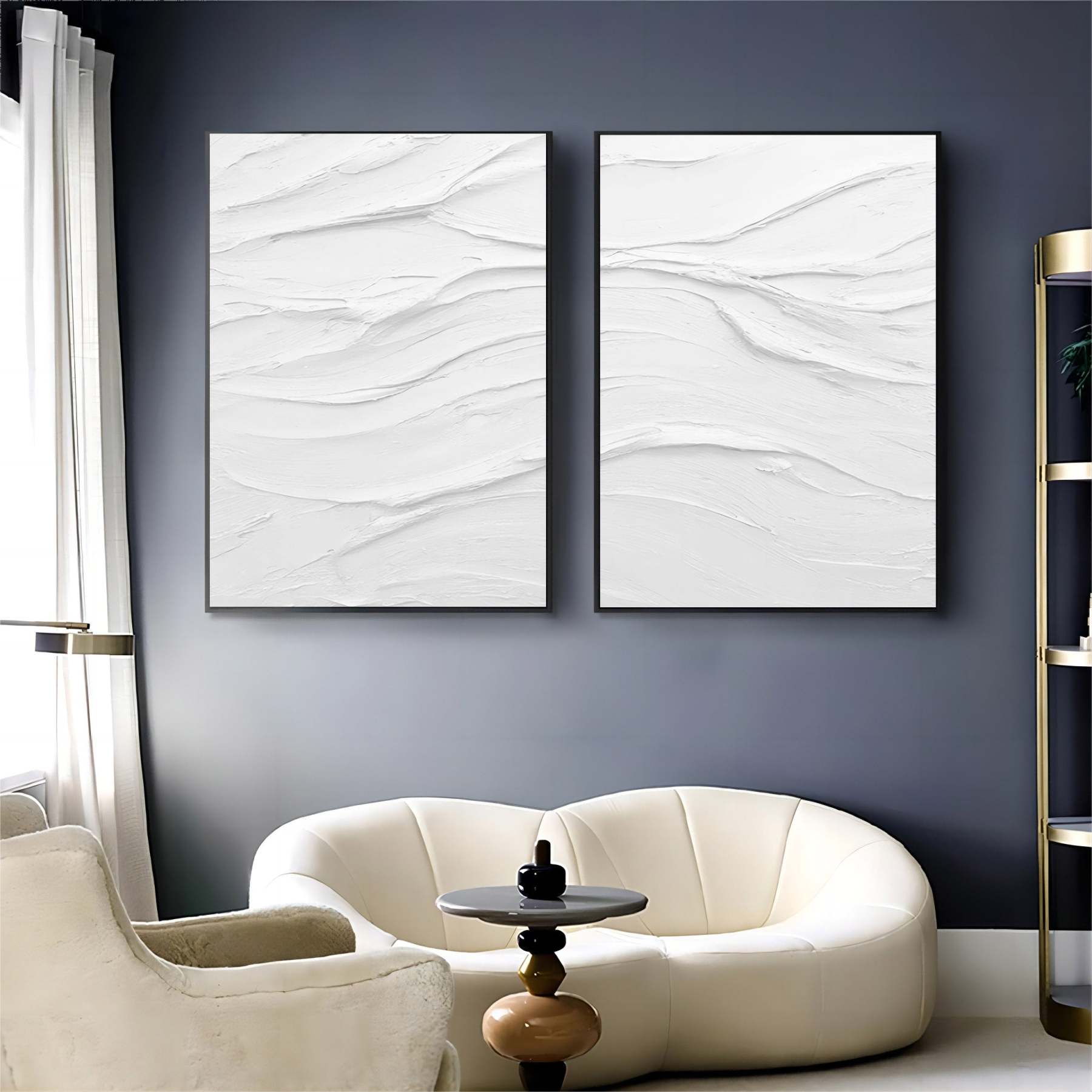 Abstract Painting Set Of 2 #SP046-Homemural