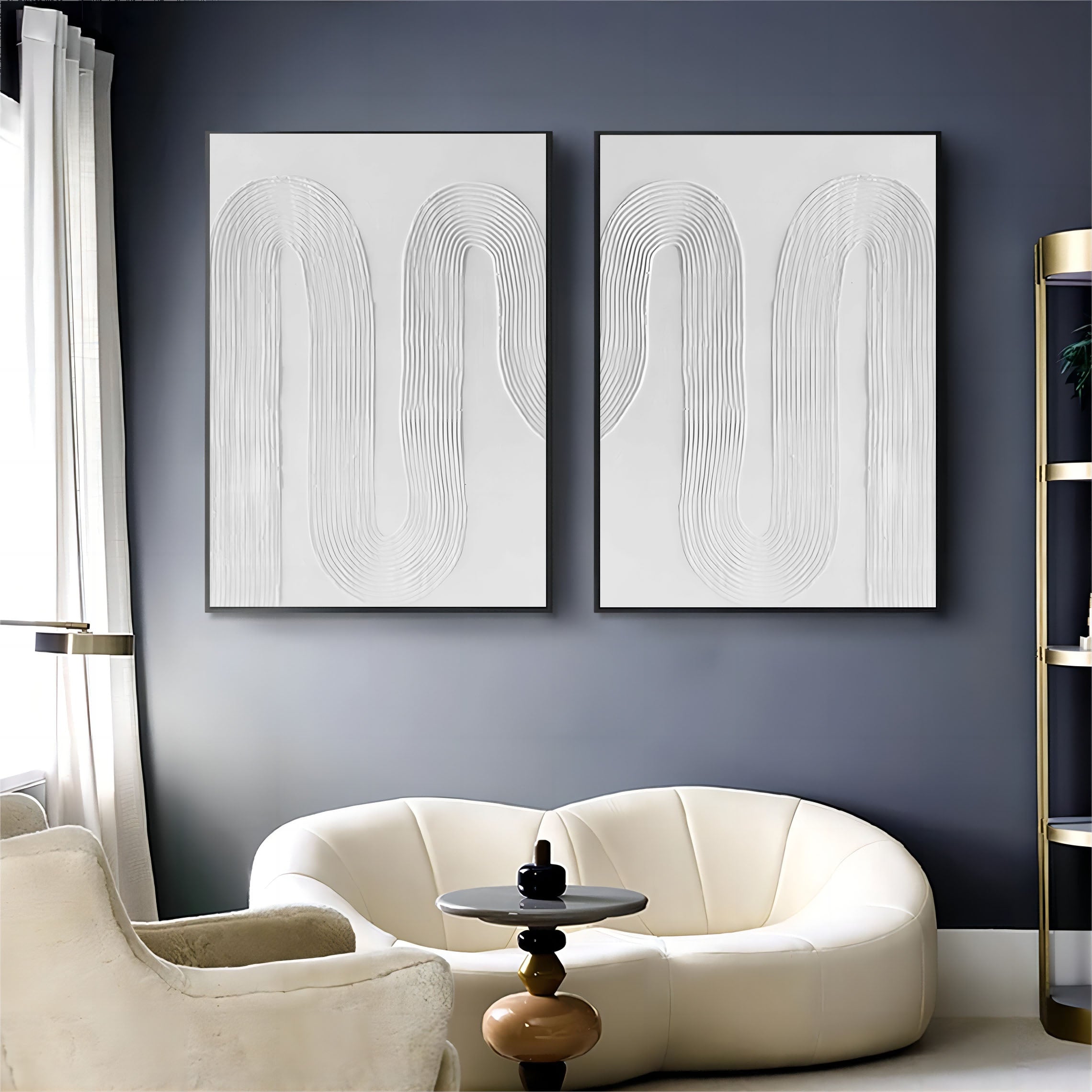 Abstract Painting Set Of 2 #SP043-Homemural