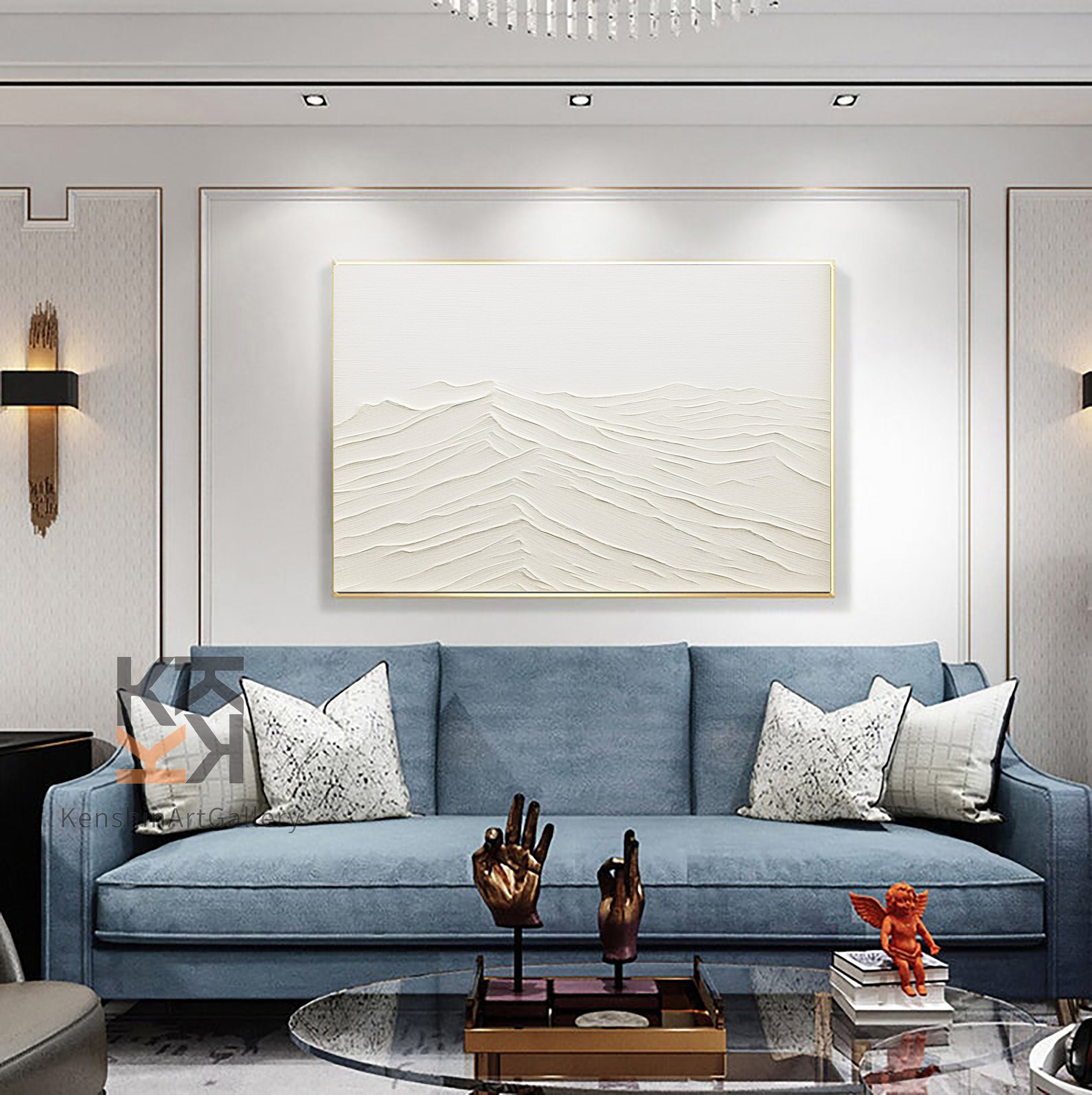 Plaster Art Painting hand - painted #HM1403