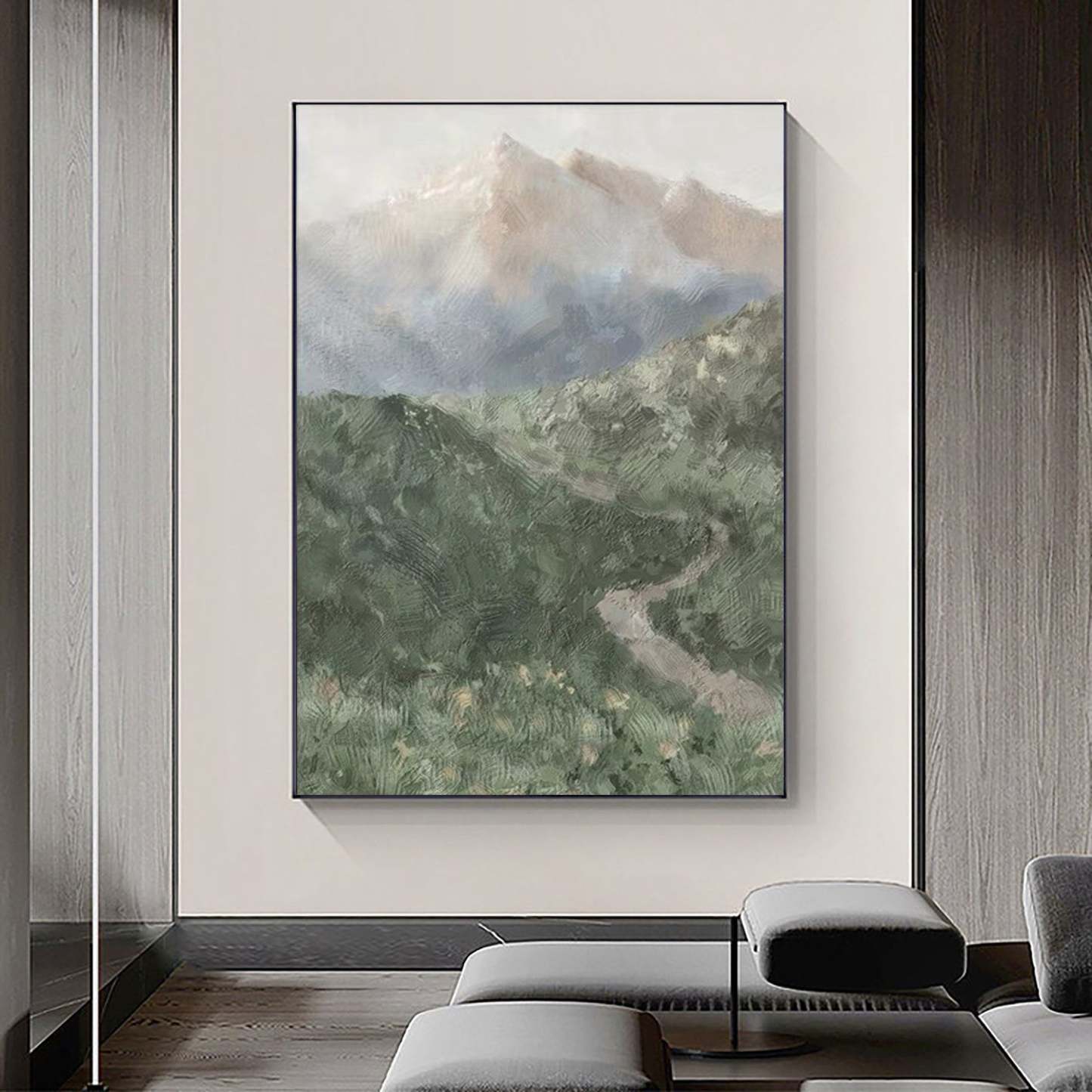 Landscape Art Painting hand-painted #HM1402