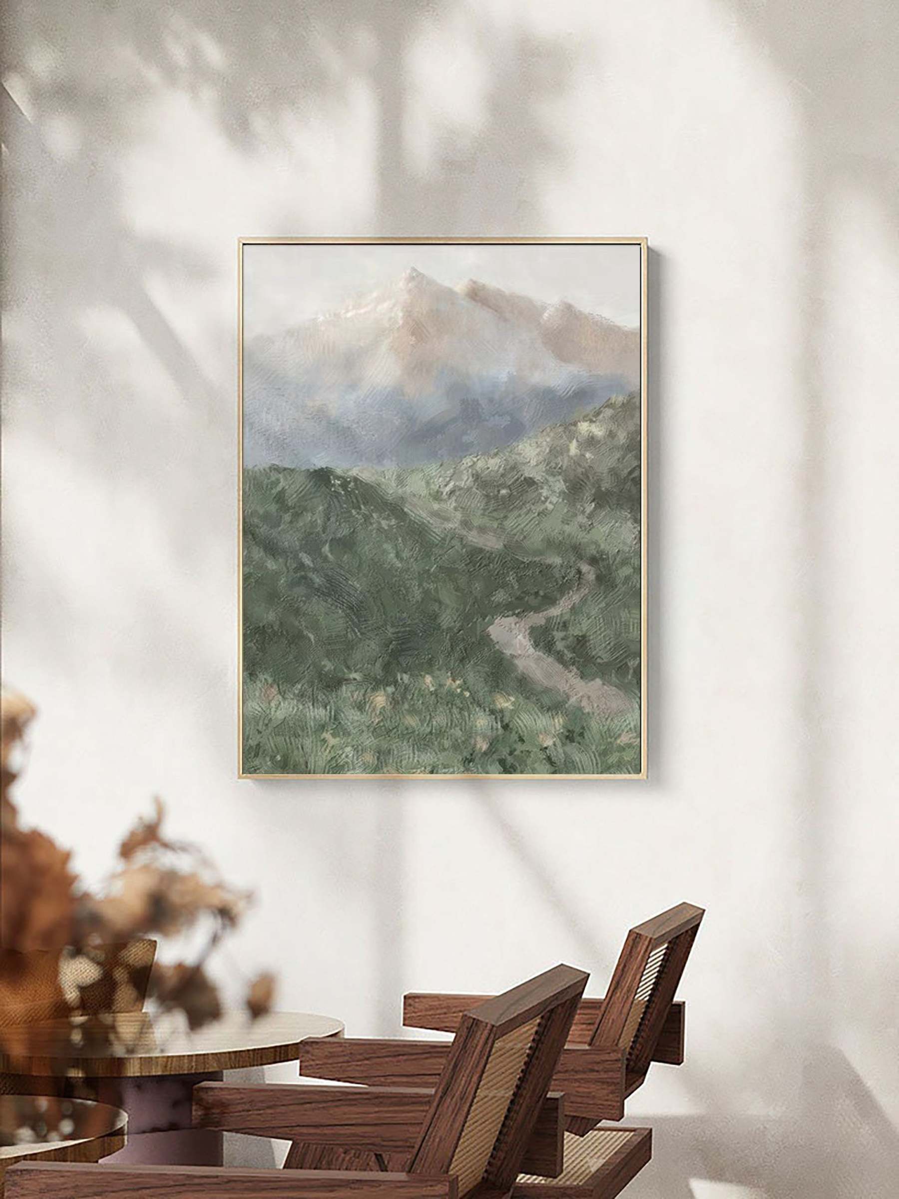 Landscape Art Painting hand-painted #HM1402