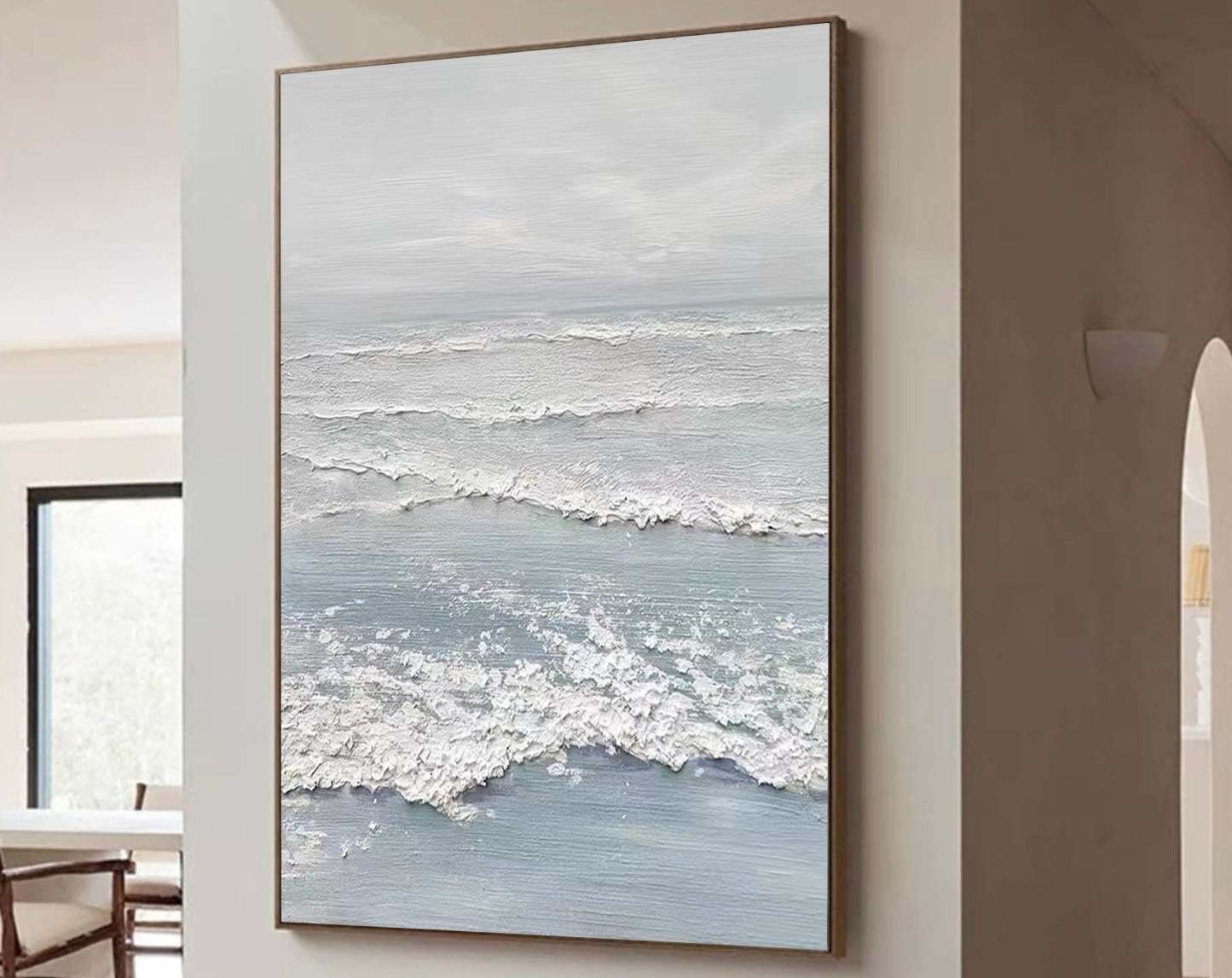 Plaster Art Painting hand - painted #HM1428