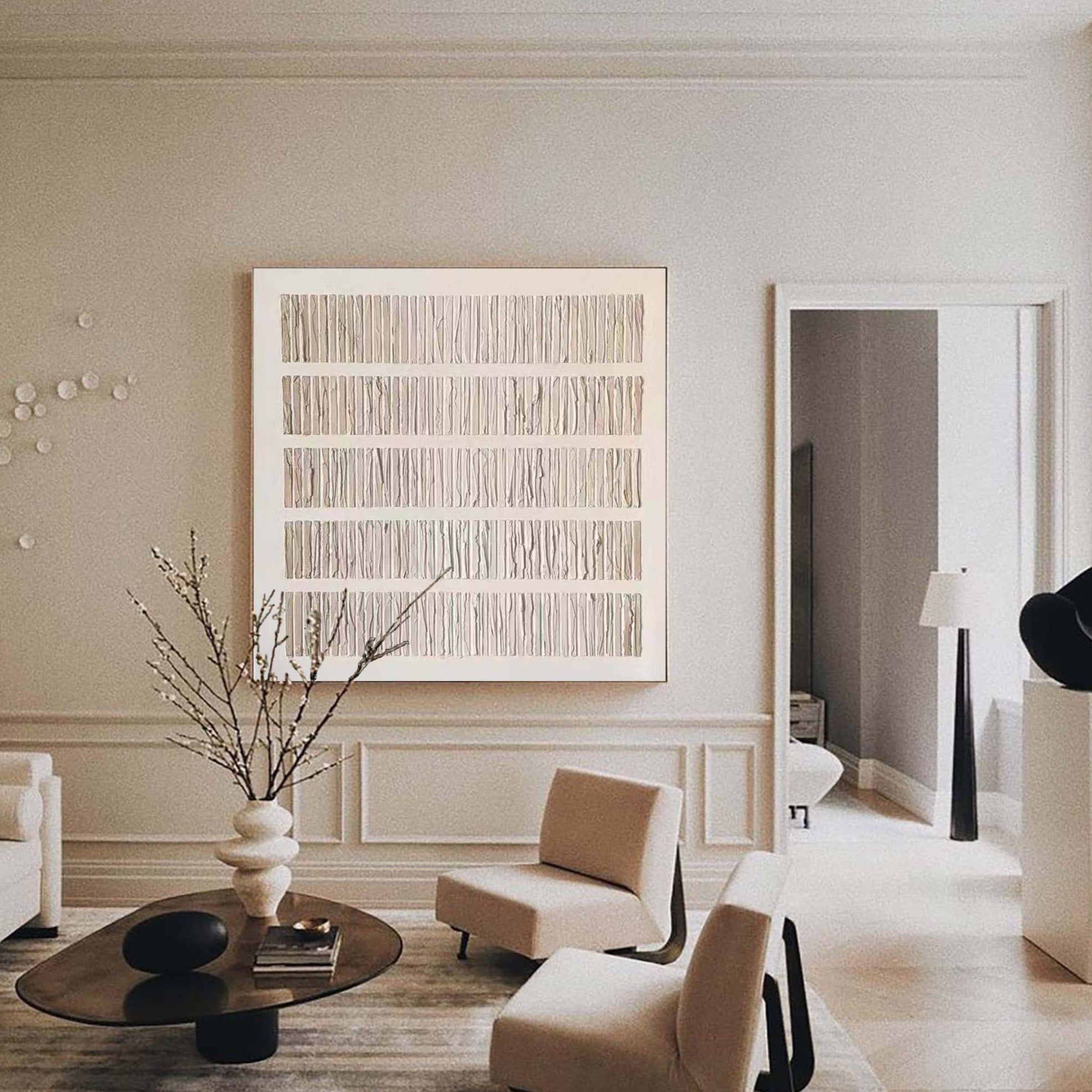 Wabi-Sabi Art Painting hand - painted #HM744