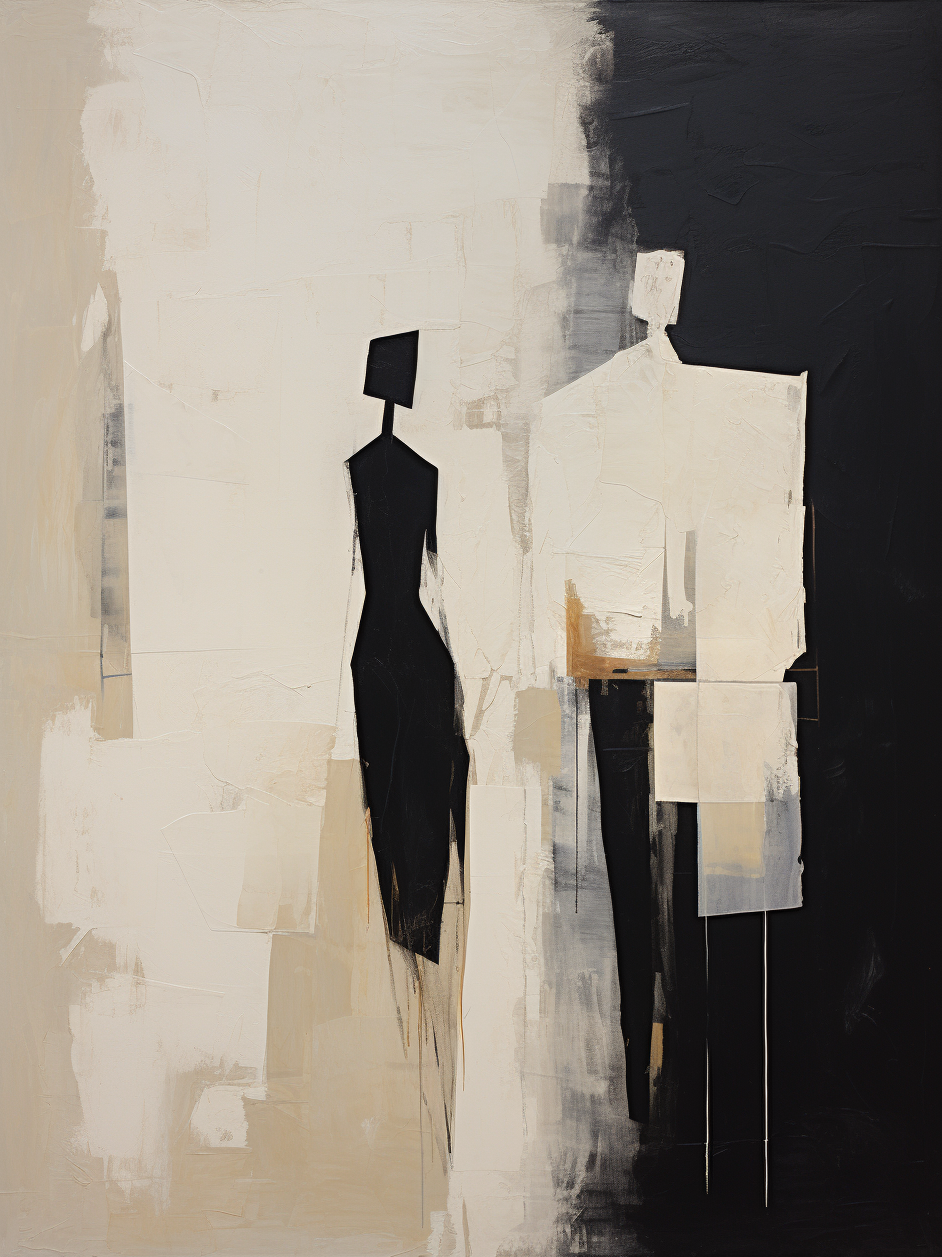 Contemporary Minimalist Art Painting hand - painted #HM122-Homemural