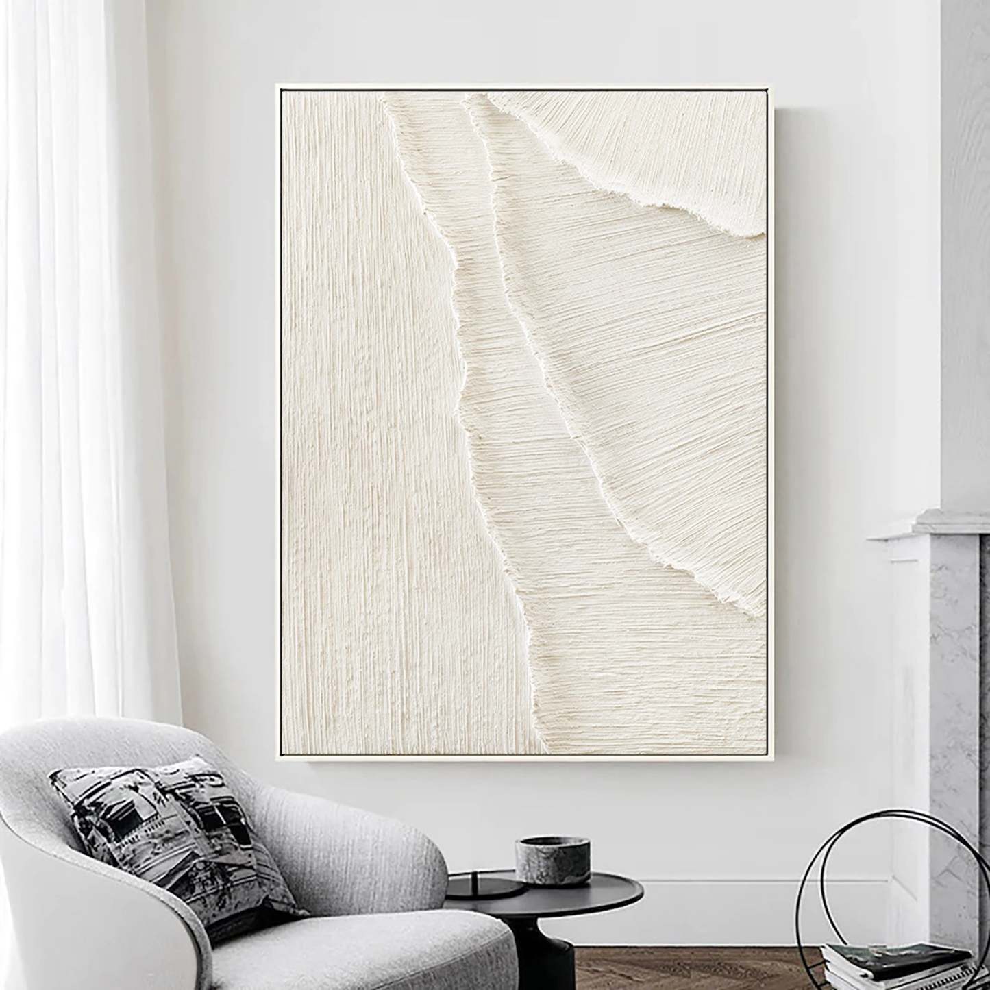 Plaster Art Painting hand - painted #HM1426