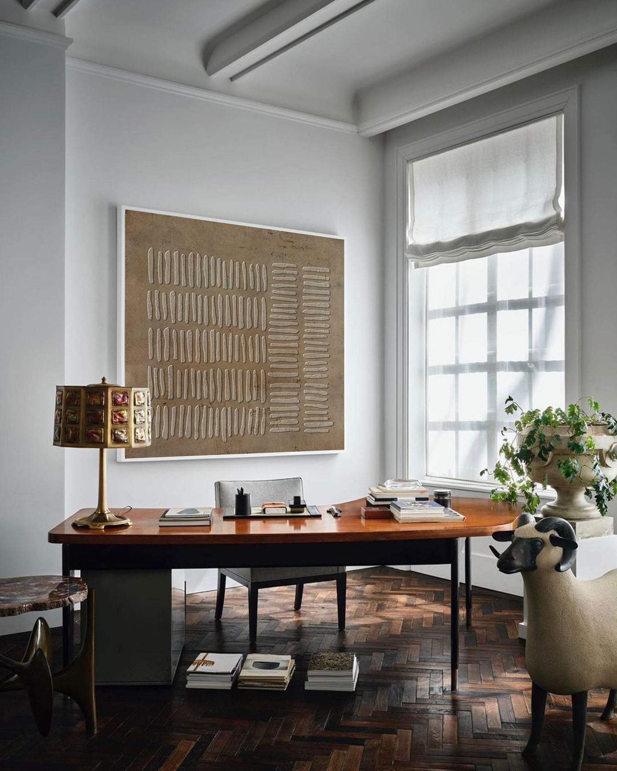 Wabi-Sabi Art Painting hand - painted #HM455