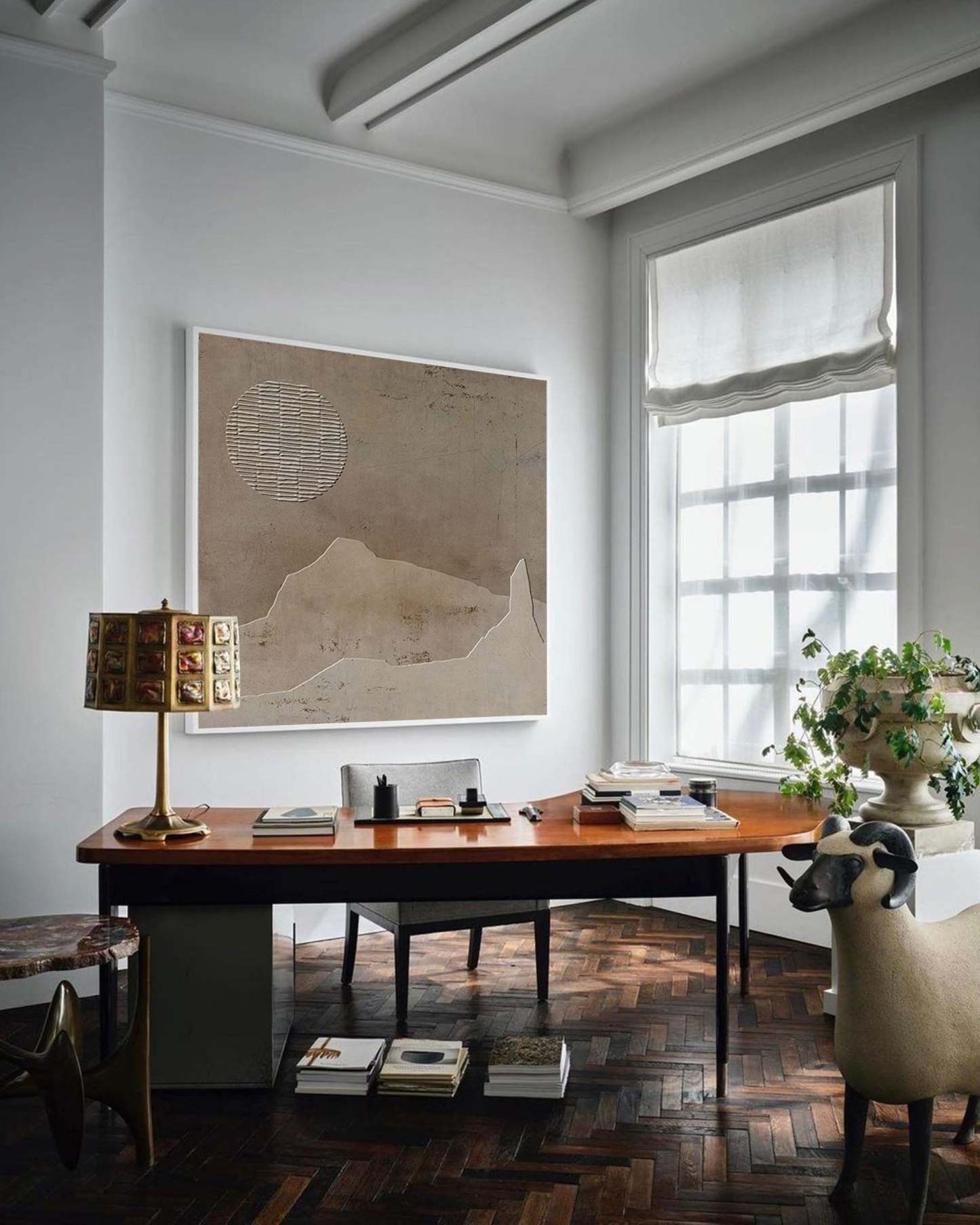 Wabi-Sabi Art Painting hand - painted #HM62-Homemural