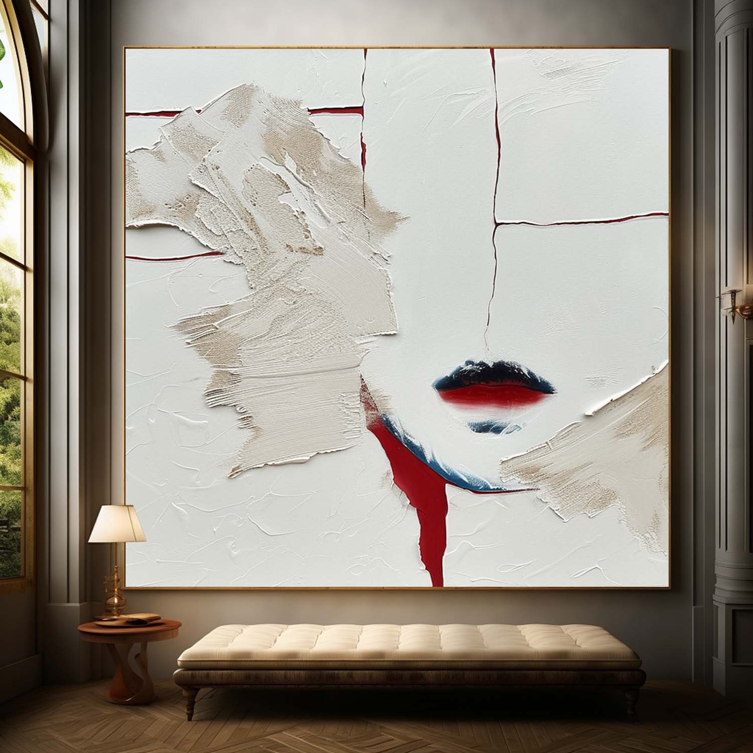 Contemporary Minimalist Art Painting hand - painted #HM151-Homemural