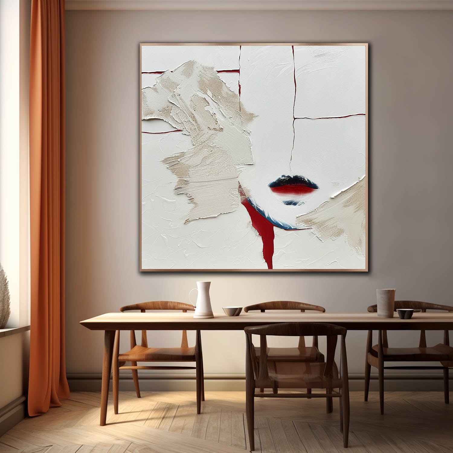 Contemporary Minimalist Art Painting hand - painted #HM151-Homemural