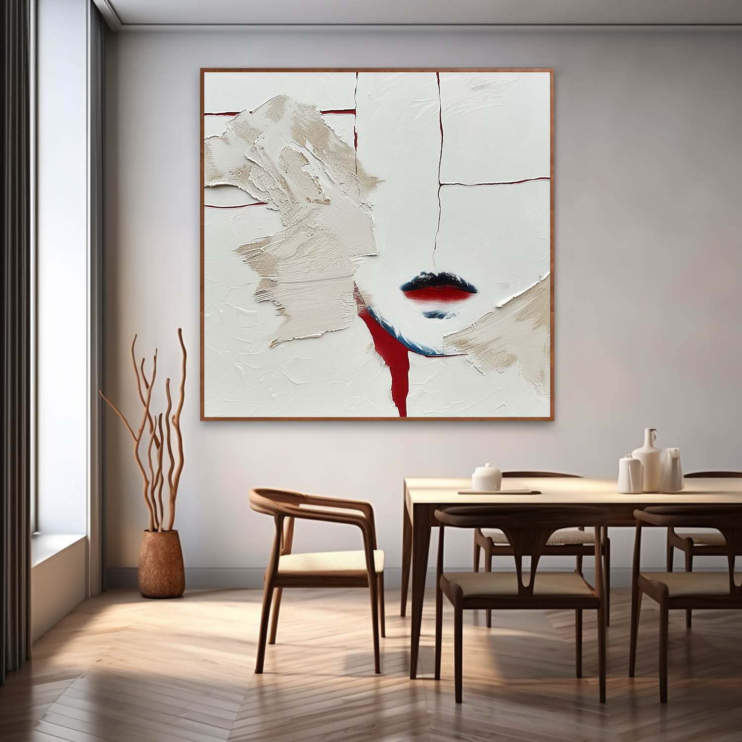Contemporary Minimalist Art Painting hand - painted #HM151-Homemural