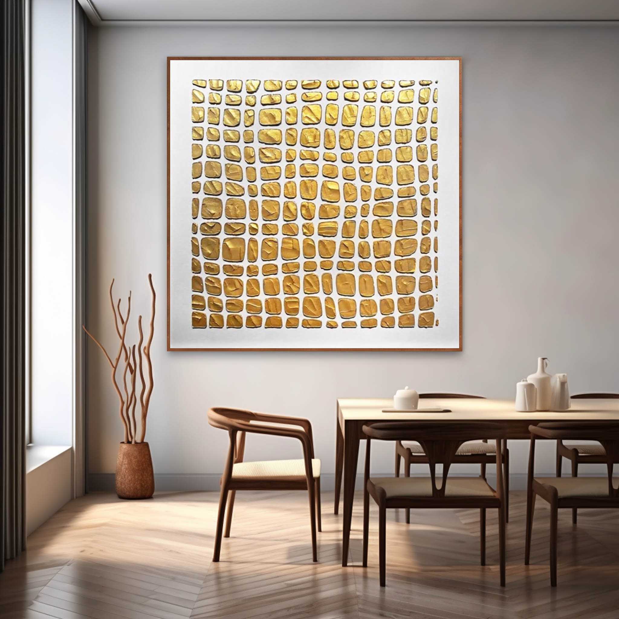 Plaster Art Painting hand - painted #HM121-Homemural