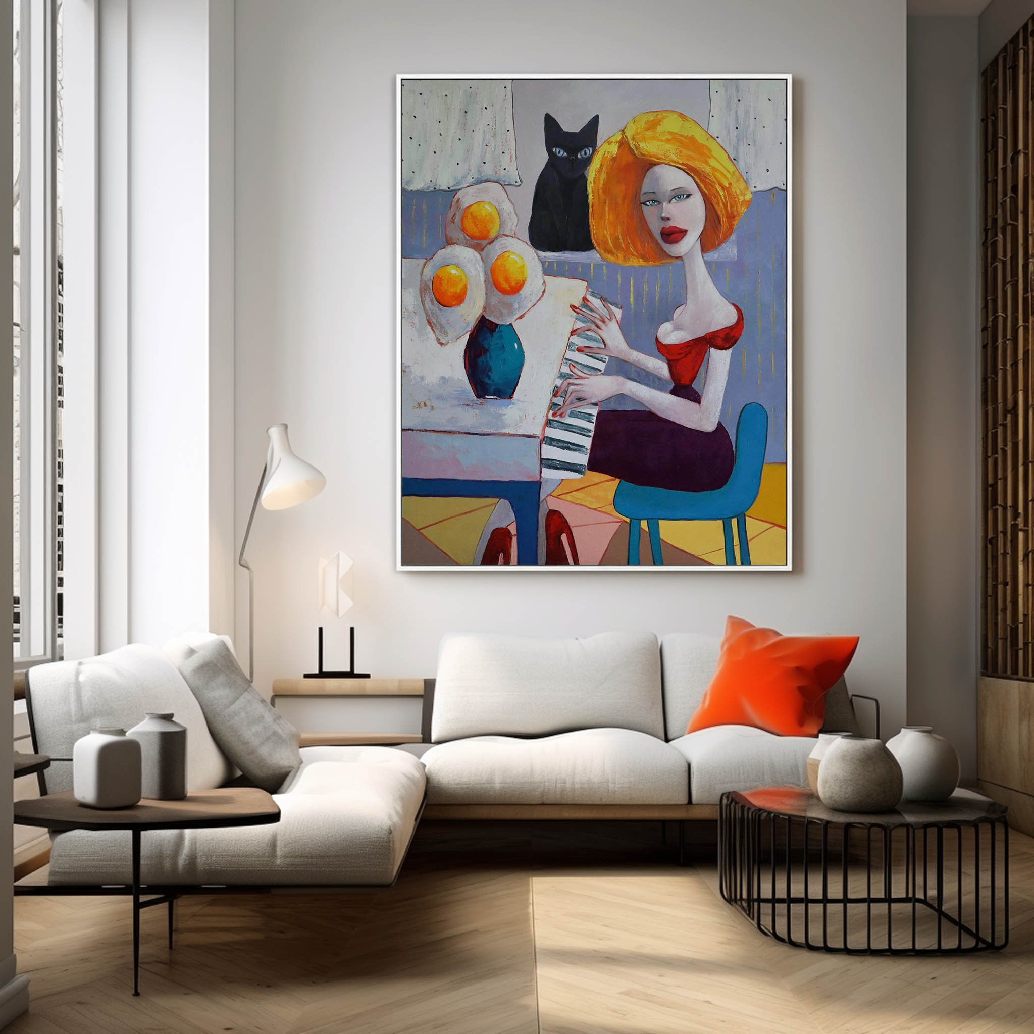 Pop Art Painting hand - painted #HM26