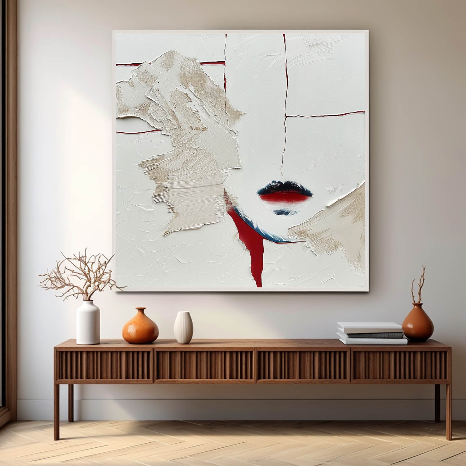 Contemporary Minimalist Art Painting hand - painted #HM151-Homemural