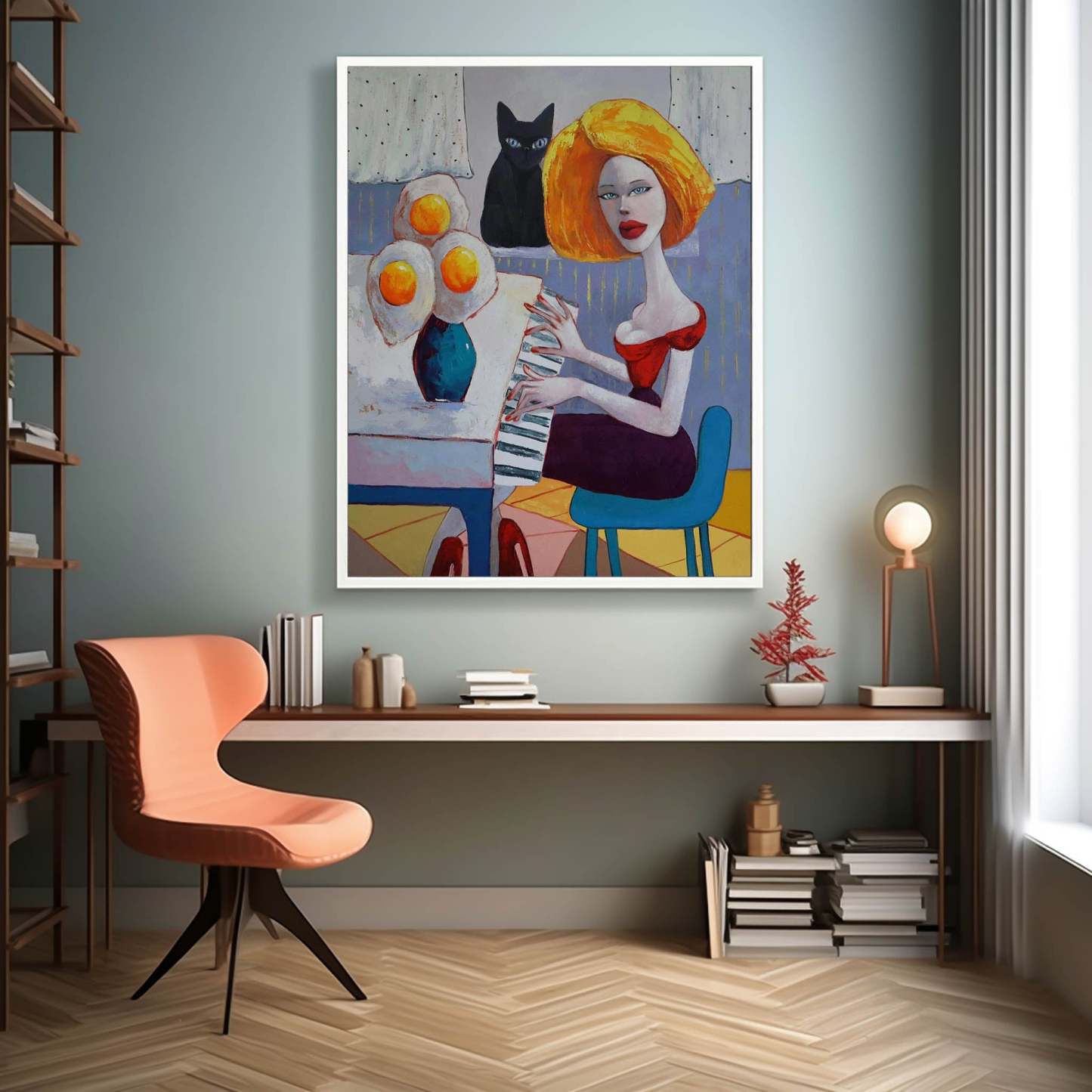 Pop Art Painting hand - painted #HM26