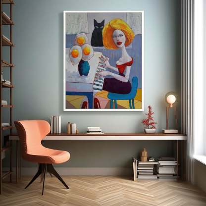 Pop Art Painting hand - painted #HM26