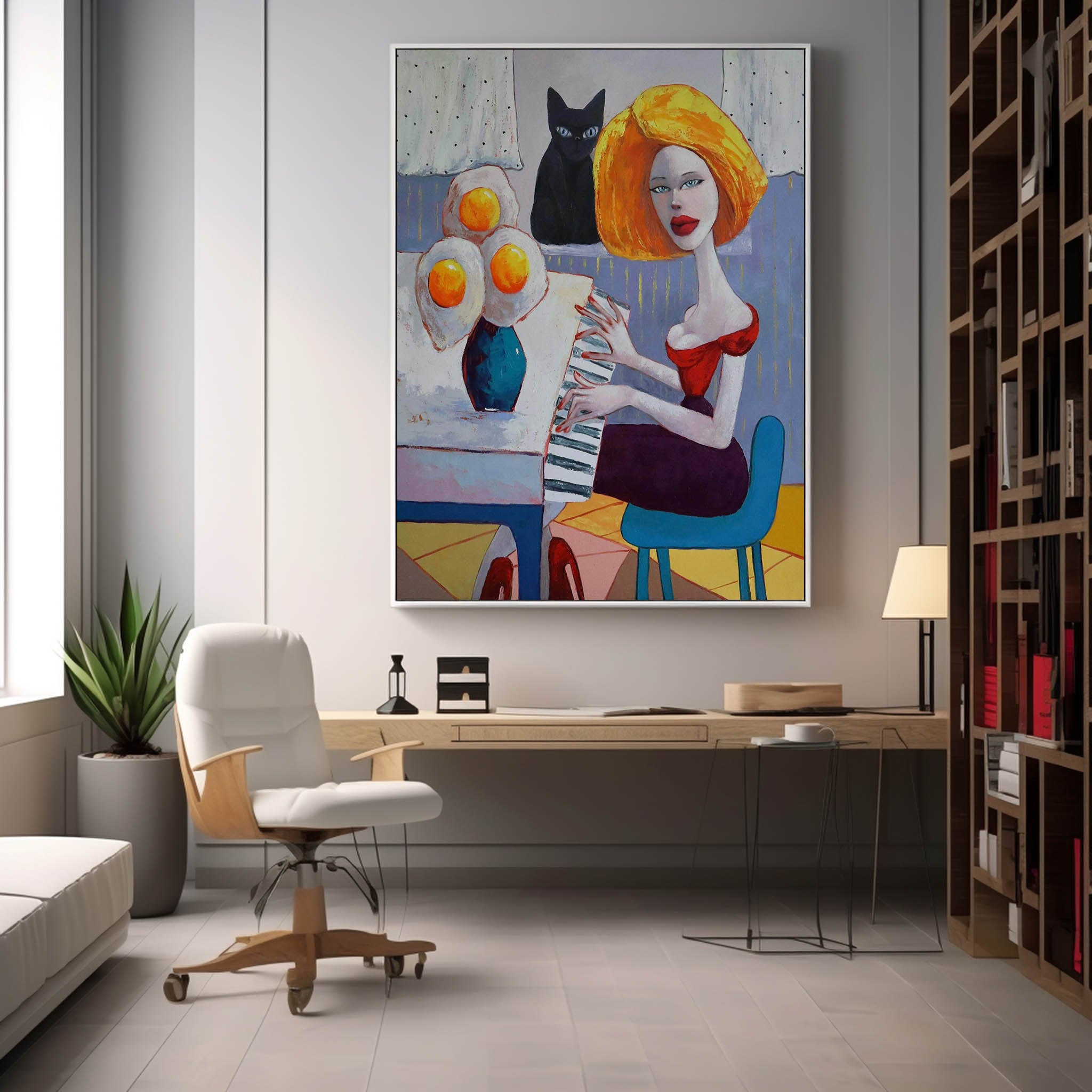 Pop Art Painting hand - painted #HM26