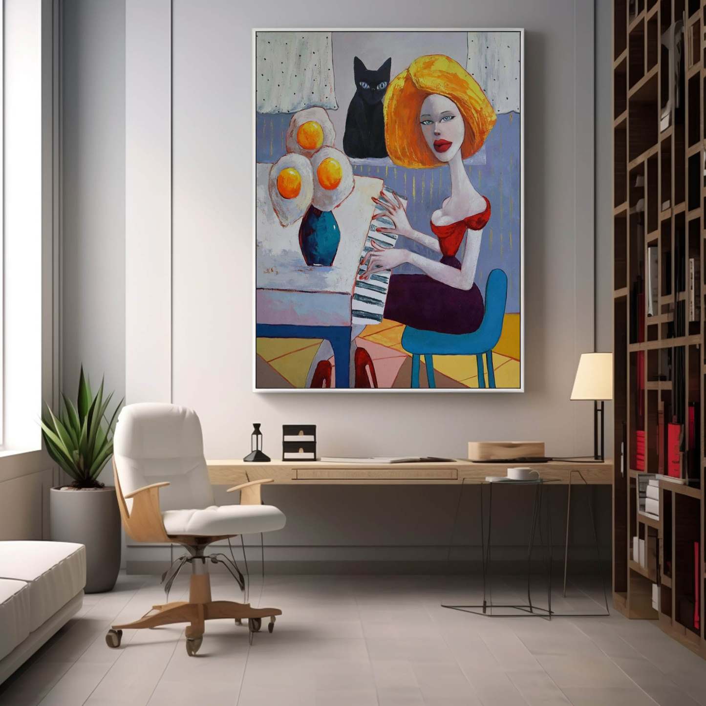 Pop Art Painting hand - painted #HM26