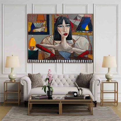 Pop Art Painting hand - painted #HM32