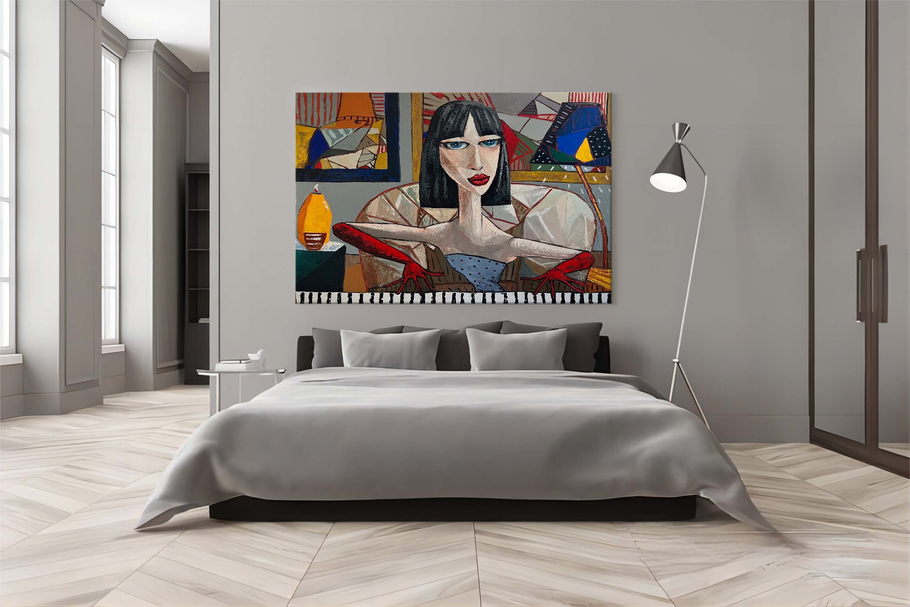 Pop Art Painting hand - painted #HM32